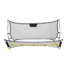Visszapattanó futball edzőháló, Neo-Sport, 210 x 120 x 35 cm, kétoldalas, 2 az 1-ben, fém váz, fekete PE háló, 4 db rögzítő, beltéri és kültéri