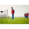 Visszapattanó futball edzőháló, Neo-Sport, 210 x 120 x 35 cm, kétoldalas, 2 az 1-ben, fém váz, fekete PE háló, 4 db rögzítő, beltéri és kültéri