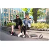 Klasszikus roller, SOKE City, rózsaszín, összecsukható, 20 cm 88A PU kerekek, ABEC-9 csapágy, kézi és lábfék, állítható magasság, maximum 100 kg