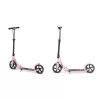 Klasszikus roller, SOKE City, rózsaszín, összecsukható, 20 cm 88A PU kerekek, ABEC-9 csapágy, kézi és lábfék, állítható magasság, maximum 100 kg