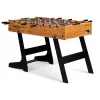 Csocsóasztal, Neo-Sport NS-803, zöld/fa, 120 x 60 x 80 cm, összecsukható, MDF játéktér, 22 játékos, 2 labda, 8 krómozott rúd, csúszásgátló fogantyúk, kézi számláló