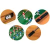 Csocsóasztal, Neo-Sport NS-803, zöld/fa, 120 x 60 x 80 cm, összecsukható, MDF játéktér, 22 játékos, 2 labda, 8 krómozott rúd, csúszásgátló fogantyúk, kézi számláló