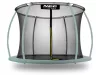 Trambulin belső védőháló, Neo-Sport 1831, átmérő: 252 cm, magasság: 180 cm, 6 oszlophoz, polietilén, cipzáras bejárat