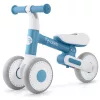 Háromkerekű futóbicikli, Nukido NK-603, kék, EVA habkerekek 15 cm, állítható ülésmagasság 25-28 cm, kormányfordulás határoló, 12 hónapos kortól (TE760303)