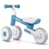 Háromkerekű futóbicikli, Nukido NK-603, kék, EVA habkerekek 15 cm, állítható ülésmagasság 25-28 cm, kormányfordulás határoló, 12 hónapos kortól (TE760303)