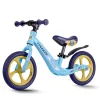 Kétkerekű futóbicikli, Ricokids Funnu, világoskék, magnézium váz, EVA habkerekek 29 cm, állítható ülésmagasság 35-42 cm, gumírozott markolatok ütközőkkel, könnyű (TE760505)