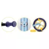 Kétkerekű futóbicikli, Ricokids Funnu, világoskék, magnézium váz, EVA habkerekek 29 cm, állítható ülésmagasság 35-42 cm, gumírozott markolatok ütközőkkel, könnyű (TE760505)