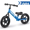 Kétkerekű futóbicikli, Ricokids RK-607, kék, acél váz, EVA habkerekek 29 cm, állítható ülésmagasság 32-42 cm, csúszásmentes markolatok ütközőkkel, könnyű (TE760701)