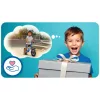 Kétkerekű futóbicikli, Ricokids RK-607, kék, acél váz, EVA habkerekek 29 cm, állítható ülésmagasság 32-42 cm, csúszásmentes markolatok ütközőkkel, könnyű (TE760701)