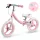 Kétkerekű futóbicikli, Ricokids Fun Adventure, rózsaszín, acél váz, EVA hab kerekek 29 cm, állítható ülésmagasság 32-42 cm, hátsó fék, ultrakönnyű (TE760801)