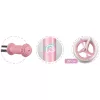Kétkerekű futóbicikli, Ricokids Fun Adventure, rózsaszín, acél váz, EVA hab kerekek 29 cm, állítható ülésmagasság 32-42 cm, hátsó fék, ultrakönnyű (TE760801)