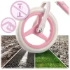 Kétkerekű futóbicikli, Ricokids Fun Adventure, rózsaszín, acél váz, EVA hab kerekek 29 cm, állítható ülésmagasság 32-42 cm, hátsó fék, ultrakönnyű (TE760801)
