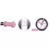 Kétkerekű futóbicikli, Ricokids Fun Adventure, pink, acél váz, EVA hab kerekek 29 cm, állítható ülésmagasság 32-42 cm, hátsó fék, ultrakönnyű (TE760803)