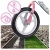 Kétkerekű futóbicikli, Ricokids Fun Adventure, pink, acél váz, EVA hab kerekek 29 cm, állítható ülésmagasság 32-42 cm, hátsó fék, ultrakönnyű (TE760803)