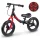 Kétkerekű futóbicikli, Ricokids Fun Adventure, fekete, acél váz, EVA hab kerekek 29 cm, állítható ülésmagasság 32-42 cm, hátsó fék, ultrakönnyű (TE760804)