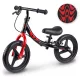 Kétkerekű futóbicikli, Ricokids Fun Adventure, fekete, acél váz, EVA hab kerekek 29 cm, állítható ülésmagasság 32-42 cm, hátsó fék, ultrakönnyű (TE760804)