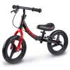 Kétkerekű futóbicikli, Ricokids Fun Adventure, fekete, acél váz, EVA hab kerekek 29 cm, állítható ülésmagasság 32-42 cm, hátsó fék, ultrakönnyű (TE760804)