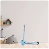 Háromkerekű roller, Ricokids Piko, kék, LED világítás a kerekekben és a fellépőben, állítható magasságú kormány, balanszos irányítás, EN 71, max. 35 kg