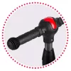 Háromkerekű roller, Ricokids Piko, fekete, színes mintás, LED világítás a kerekekben és a fellépőben, állítható magasságú kormány, balanszos irányítás, EN 71, max. 35 kg