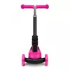 Háromkerekű roller, Ricokids Buggy, rózsaszín, 3 az 1-ben, LED világítás a kerekekben, állítható magasságú kormány és ülés, balanszos irányítás, EN 71, max. 30 kg