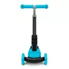 Háromkerekű roller, Ricokids Buggy, türkiz, 3 az 1-ben, LED világítás a kerekekben, állítható magasságú kormány és ülés, balanszos irányítás, EN 71, max. 30 kg
