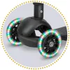 Háromkerekű roller, Ricokids Cubi, fekete, 3 az 1-ben, LED világítás a kerekben, állítható magasságú kormány és ülés, balanszos irányítás, csúszásgátló fellépő, EN 71, max. 30 kg
