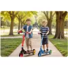 Gyerek roller, Ricokids Kodi, kék, 14,5 cm PU kerekek, összecsukható, állítható kormány, kézifék és lábfék, ABEC-7 csapágy, 3–8 éveseknek, max. 50 kg
