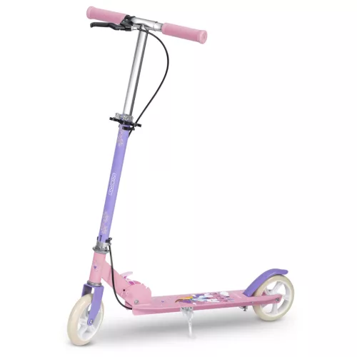 Gyerek roller, Ricokids Kodi, lila, 14,5 cm PU kerekek, összecsukható, állítható kormány, kézifék és lábfék, ABEC-7 csapágy, 3–8 éveseknek, max. 50 kg