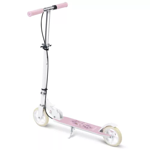 Gyerek roller, Ricokids Kodi, rózsaszín, 14,5 cm PU kerekek, összecsukható, állítható kormány, kézifék és lábfék, ABEC-7 csapágy, 3–8 éveseknek, max. 50 kg