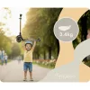 Háromkerekű roller, Nukido Flippo, arany, LED világítás a kerekekben, balanszos irányítás, levehető és állítható ülés, alumínium kormány, max. 50 kg