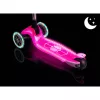 Háromkerekű roller, Ricokids Jelly, rózsaszín, LED világítás a kerekekben és a fellépőben, balanszos irányítás, állítható alumínium kormány, max. 50 kg