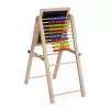 Mágneses rajztábla, Ricokids, 62 x 28 x 44 cm, kétoldalas (mágneses és krétás tábla), összecsukható, forgatható, kivehető tábla, számolókeret, kiegészítőkkel