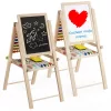 Mágneses rajztábla, Ricokids, 62 x 28 x 44 cm, kétoldalas (mágneses és krétás tábla), összecsukható, forgatható, kivehető tábla, számolókeret, kiegészítőkkel