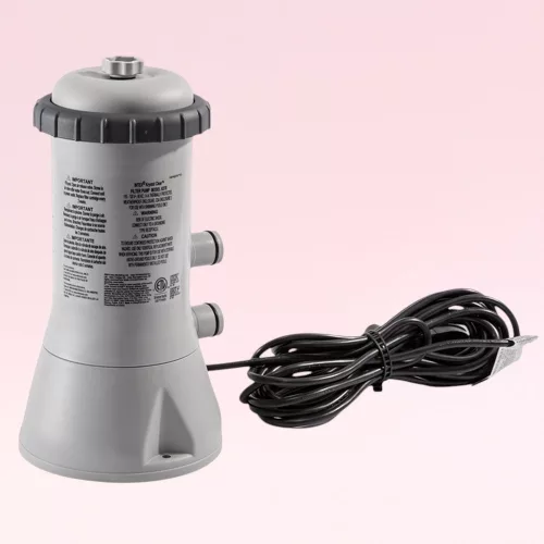 Papírszűrős vízforgató szivattyú, INTEX Krystal Clear C530, 2 m³/óra, 45 W, szürke, IPX7 védettség, szerviz dobozos (11468)