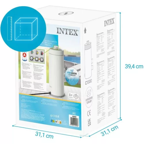 INTEX C1000, Papírszűrős vízforgató 3,8m3/h (26638)