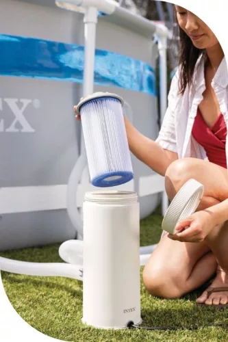 INTEX C1000, Papírszűrős vízforgató 3,8m3/h (26638)