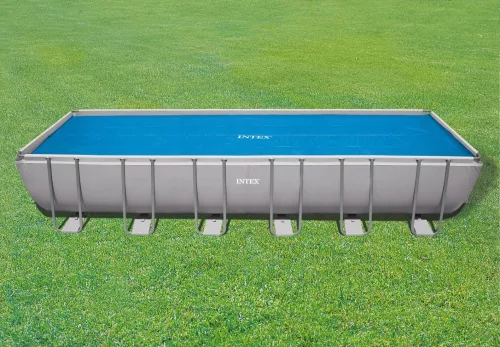 Intex 7,32m x 3,66m prémium medence szolártakaró (méretre is vágható) (28017)
