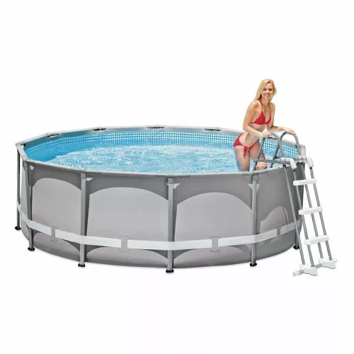 INTEX Biztonsági medence létra 3 fokos 122cm magas medencékhez (28076)