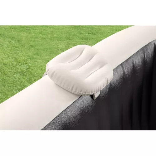 Felfújható fejtámla, Intex PureSpa, 24 x 19 x 6 cm, fehér, vinil, állítható magasság, jacuzzihoz (28506)