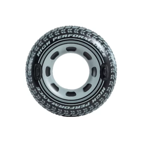 Úszógumi, Intex, Monster Truck Tube, 114 cm, többszínű, felfújható, Monster Truck mintás, fogantyúkkal (56268)