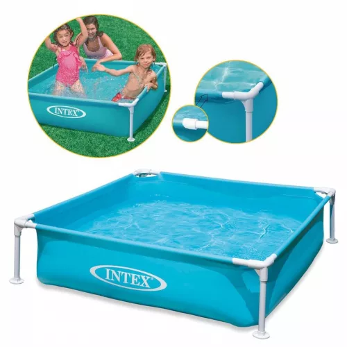 INTEX Metal medence 1,22m x 1,22m x 30cm, kék (57173)