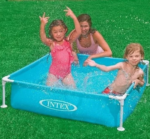 INTEX Metal medence 1,22m x 1,22m x 30cm, kék (57173)
