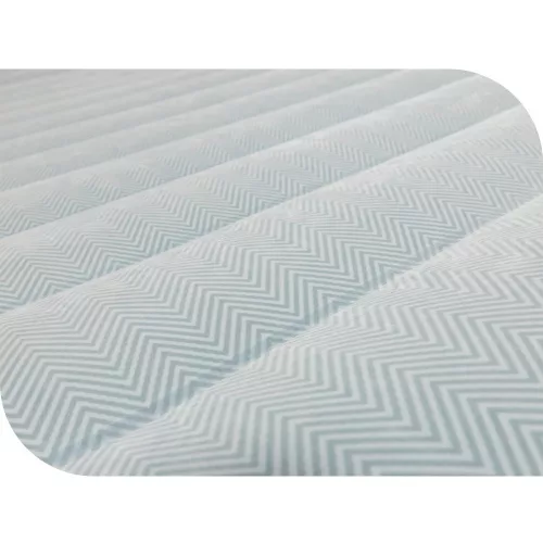 Felfújható vendégágy, Intex Queen Prémium Comfort, 203 x 152 x 46 cm, szarufa mintás, kétszemélyes, megerősített szálas belső szerkezet, beépített elektromos pumpával, fejtámlával, 272 kg teherbírással (64824)