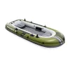 Felfújható csónak szett, Intex Seahawk 3, 295 x 137 x 43 cm, zöld, háromszemélyes, megerősített PVC, pumpával és evezőkkel (66333)