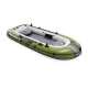 Felfújható csónak szett, Intex Seahawk 3, 295 x 137 x 43 cm, zöld, háromszemélyes, megerősített PVC, pumpával és evezőkkel (66333)