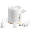 Elektromos pumpa, Intex Quickfill USB150, kompakt kivitel, fehér, felfújáshoz és leeresztéshez, USB-ről működtethető, két cserélhető fúvókával, tárolótáskával (66616)