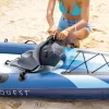 Felfújható kajak, Intex Dakota Quest, 320 x 89 x 20 cm, kék, egyszemélyes, felülülős kialakítás, megerősített, kivehető üléssel, evezővel, pumpával és hordozó hátizsákkal (68245NP)