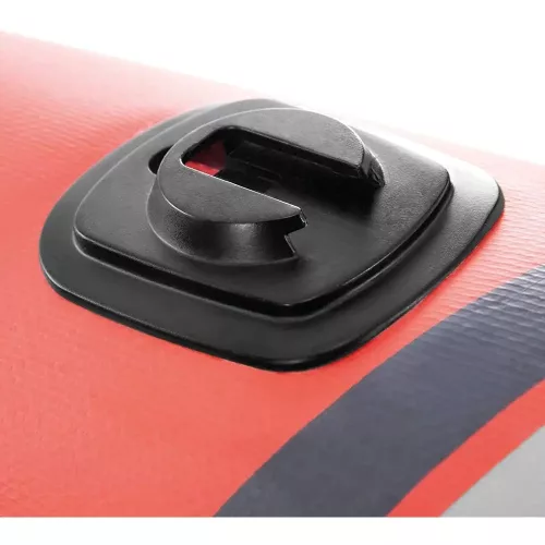 Felfújható kajak, Intex Excursion Pro K1, 305 x 91 x 46 cm, piros/szürke, egyszemélyes, megerősített PVC, felfújható üléssel, pumpával és evezőkkel (68303)