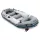 Felfújható tengeri gumicsónak szett, Intex Mariner 4, 328 x 145 x 48 cm, szürke, négyszemélyes, megerősített háromrétegű PVC, merev műanyag padlóval, felfújható ülésekkel, horgászbot-tartókkal, pumpával és evezőkkel (68376)