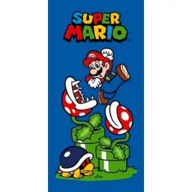   Super Mario Piranha Plants fürdőlepedő, strand törölköző 70x140 cm (Fast Dry)